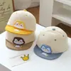 Touca de Bebê Desenho de Pinguim Fofo para Primavera e Outono, Chapéu de Sol à Prova de Vento para Uso Externo para Meninos e Meninas de Todas as Idades