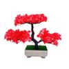 Bonsái de Pino de Bienvenida Simulada en Maceta de Plástico Paisaje Decoración del Hogar Adornos Accesorios Venta Directa de Fábrica Flores Simuladas al por Mayor
