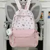 Mochila Linda de Cachorro Estampado Estilo Coreano Versátil para Estudiante Bolsa Escolar Alta Apariencia Mochila Ligera Gran Capacidad Bolsa Escolar