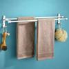 Estante de Toallas Negro Yagefei para Baño, Estante de Baño de Aluminio Espacial, Estante de Toallas para Inodoro, Instalación Simple sin Taladro