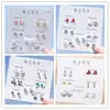 Pendientes Pequeños Chapados en Plata 925 para Estudiantes Mujeres, Sencillos y Delicados, Perfectos para Perforaciones de Oreja, Exquisitos y Lindos, Pendientes Versátiles para Usar Toda la Semana