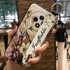 Adequado para Wiko Oi desfrutar 60 Pro 5G caso de telefone móvel pulseira criativa casal personalidade juventude diversão simples