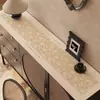 Tapete Retro para Mesa Lateral, Tapete para Mueble de TV, Impermeable y a Prueba de Aceite, Tapete para Entrada sin Lavado, Tapete para Zapatero, Tapete Protector Largo para Encimera