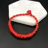 Festival del Bote del Dragón cuerda roja mano DIY tejido a mano nudo seguro pulsera 13 nudos del año de vida transferencia cuerda de mano cuerda de mano mano