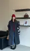 [Estilo de Alta Sociedad] Abrigo de Lana Doble Faz para Mujer, Nueva Colección Otoño/Invierno 2026, Abrigo de Mezcla de Lana de Longitud Media, Ropa de Abrigo Estilo Coreano