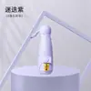 Guarda-chuva automático portátil ultraleve fácil de dobrar atacado proteção solar cola preta proteção UV guarda-sol logotipo personalizável para impressão