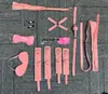 Accesorios de entrenamiento de bondage SM para parejas, esposas, pinzas para pezones, tapones anales, juguetes, herramientas sexuales de coqueteo, juguetes sexuales para parejas