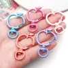 Cierre de Langosta de Aleación de Zinc Pintado con Spray de Colores Colgante DIY Hecho a Mano Llavero Clip para Perro Accesorios de Joyería