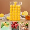 Saco de gelo descartável molde de cubo de gelo criativo auto-selante pequena bandeja de gelo caixa de fazer gelo de maracujá saco