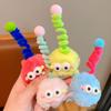 Horquilla de pelo de cerdas retorcidas para niños, antena de palo, muñeca fea, horquilla para niña, bola de pelo, niña divertida, accesorios para el cabello