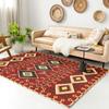 Alfombra de Estilo Étnico para Salón, Manta para Sofá, Alfombra Bohemia para Dormitorio, Alfombra de Noche, Tatami, Manta para Ventana de Bahía