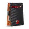 Cartera y Tarjetero RFID Ultradelgados con Protección Antirrobo, 80% de Descuento Clip de USD, Cartera Simple y Multifuncional