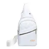 Nova Bolsa de Peito em Tecido de Nylon 2024 para Mulheres, Bolsa Transversal de Ombro Único Bordada com Padrão de Diamante da Moda, Bolsa de Peito de Ciclismo de Grande Capacidade