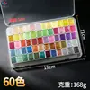 Kusuo Aquarela Pérola Pigmento Sólido Conjunto Pigmentos de Arte Ferramentas de Pintura Nail Art Conjunto de Pintura com Aquarela Sólida