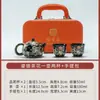 Juego de Té Kung Fu Guobao Kiln Plateado en Plata Gama Alta Tetera de Plata 999 Taza de Té de Plata Portátil Regalo Práctico para Negocios