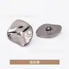 Botões Metálicos Brilhantes de Formato Especial 20/25mm Acessórios para Roupas de Casaco de Lã Botões Decorativos Atacado em Estoque