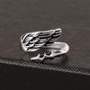 Anillo marea personalidad ángel y demonio pareja dedo índice marea Rojo neto anillo punk hip hop fábrica mayoreo