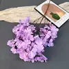 Flores de Orquídea Copo de Nieve Artificiales para Decoración de Salón de Bodas, Arreglos de Flores Artificiales para Pasillos, Accesorios de Fotografía para Exteriores, Flores Artificiales
