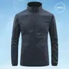 Jaqueta Respirável de Seda de Gelo Masculina Roupas de Proteção Solar com Gola Alta Jaqueta Casual Fina de Verão Roupas Impermeáveis para Pesca Pele