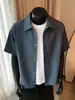 Camisa de Manga Corta a Cuadros Estilo Retro Americano para Hombre y Mujer, Camisa Casual Holgada de Verano, Camiseta Estilo Juvenil