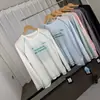 Camiseta masculina de verão nova, manga longa raglan, color block casual, gola redonda, estampa de linha inglesa, corte solto, versátil