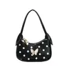 Bolso de Mano con Lunares Estiloso y Linda Mariposa Pequeña Bolso Mini a Juego para Niña Bolsas Nuevas Transfronterizas para Niños