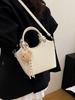 Bolso Pequeño de Verano Transfronterizo para Mujer 2025 Nuevo Bolso Bandolera Versátil de Hombro Bolso Cubo Portátil Super Popular de Alta Gama