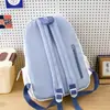 Nicho Tendencia Nacional Nuevo Estilo Mochila Femenina Secundaria y Preparatoria Estudiantes Universitarios Mochila de Diseño Simple Nueva Mochila Ligera