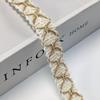 Fábrica em estoque Chanel Estilo Renda Acessórios Vestuário Ingredientes Tecelagem Artesanal DIY Vestuário Placket Cuff Jóias
