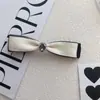 Presilha de mola com laço de dupla camada de Pérola Francesa, grampo de cabelo para menina, acessórios de cabelo, adorno de cabeça