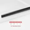 Manija de puerta de aleación de aluminio simple y moderna, directa de fábrica, para zapatero americano negro, armario, manija de puerta de gabinete extendida