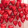 Globos de Papel de Aluminio en Forma de Corazón 12 Piezas Transfronterizos Globos para el Día de San Valentín Flotando en el Aire Globos de Helio Artículos de Decoración para Cumpleaños