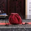 Bolsa de tela de algodón y lino de fábrica, bolsa para taza de té, bolsa para taza incorporada, paquete de viaje portátil, bolsillo, bolsa de almacenamiento para taza personal, se puede formular