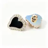Botón con Perla y Strass en Forma de Corazón Cosido a Mano Botón de Perla de Puntos Corazón de Amor Botones con Puntos de Aceite Dorado Sensación de Alta Gama Accesorio de Alta Calidad