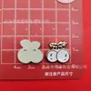 Pajarita de Diamantes de Imitación Coloridos Galvanizados Corazón Cereza Estrella Accesorios de Plástico DIY Funda de Teléfono Pasador Accesorios para Zuecos