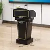 Podio para Maestro de Escuela, Mostrador de Recepción, Mostrador de Bienvenida, Mostrador de Anfitrión, Podio Multimedia