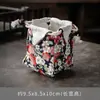 Bolsa de Armazenamento para Xícara Única Bolsa Mestra para Copo Copo de Chá Portátil Bolsa de Pano para Copo Integrado Cordão Bolsa de Tecido de Algodão e Linho Fabricante Atacado