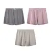 Cuecas Boxers Masculinas Huajielong Tamanho Grande Algodão Cintura Média Respiráveis Estampadas Xadrez Suave Venda por Atacado