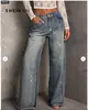 Calça reta com strass hotfix transfronteiriça, design feminino elástico estilo vintage, com strass hotfix irregular