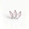 Joias de Liga de Titânio F136 Jiangtitanium Cabeça de Cavalo Olho de Boi Folha Pedra Natural Body Piercing de Liga de Titânio G23 Brincos