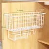 Cesta colgante de almacenamiento detrás de la puerta Cesta de almacenamiento colgante Baño Baño Armario de dormitorio Cesta colgante de puerta Artefacto colgante Puerta colgante