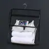 Bolsa colgante de almacenamiento impermeable para baño, dormitorio, montada en la pared, bolsa colgante para puerta para ropa, no requiere taladro, impermeable y a prueba de humedad