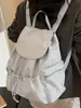 Mochila Retro de Lunares Estilo Coreano de Alta Apariencia, Nueva Versión Coreana, Estilo Perezoso, Letras Impresas, Mochila Pequeña para Chica Estudiante