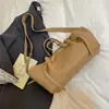 Bolso Tote Plegado de Gran Capacidad Nuevo Primavera 2026 para Mujer, Bolso de Mano Grande Casual de Moda Simple para Viajar, Bolso Ala