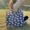 Bolsa de Compras Plegable Ecológica de Tela Oxford 210D Bolsa de Almacenamiento Portátil Grande Gran Capacidad Bolsa de Compras para Supermercado