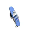 Cuchillo, Tenedor y Cuchara Desmontables Multifuncionales Operados por el Fabricante, Set Portátil para Exteriores de Seis Piezas