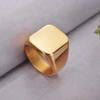 Accesorios populares transfronterizos anillo de fundición 316 anillo retro para hombre tablero de luz moderno anillo para hombre anillo de pareja de acero inoxidable
