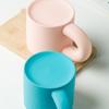 Taza Nicho Grado Asa Gruesa Taza de Cerámica Asa Gruesa Rojo Rosa Taza Gruesa Valor de Color Envío Gratis