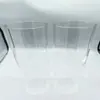 Tubo de Vidrio de Borosilicato Alto con Tapa, Tubo Recto, Tubo de Vidrio Transparente, Tubo de Lámpara de Vidrio Resistente a Altas Temperaturas, Tubo de Vidrio de Diámetro Grande