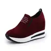 Tênis Esportivo Feminino Plataforma de Solado Grosso Transfronteiriço, Sapatos Casuais Femininos Estilo Coreano para Alunos Unilaterais, Aumentadores de Altura e Emagrecedores, Em Estoque
